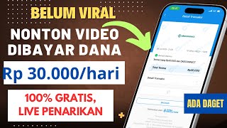 BELUM VIRAL❗NONTON VIDEO DIBAYAR SALDO DANA TERCEPAT - APK PENGHASIL UANG 2025 TERBUKTI MEMBAYAR