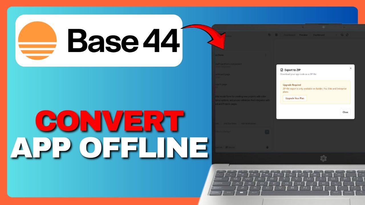 Как конвертировать приложение Base44 в офлайн-приложение (полное руководство) 2025!