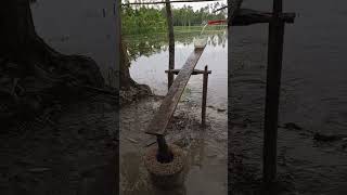 water powered pounder corn mill live