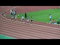 Men's 800m final Aaron Tatsunami CLAY 1:46.63 FUKUI 9.98CUP2019