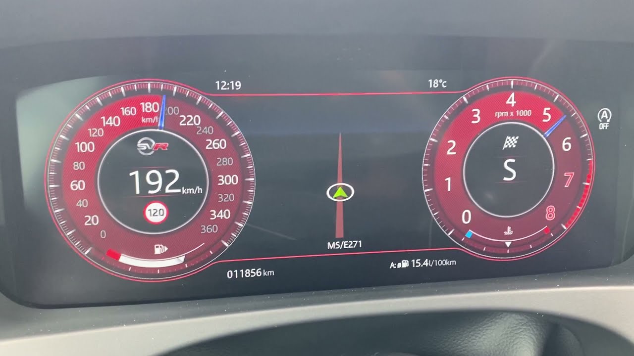 2020 JAGUAR F-PACE SVR (550 HP) | 100-200 KM/H ACCELERATION / ЯГУАР Ф ...