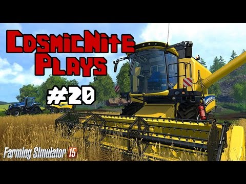 Lets Play Farming Simulator 15 20 Feeding The Cows 