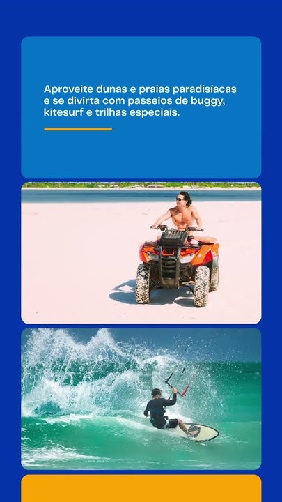Praias, dunas e diversão na natureza. Essa é a Rota das Emoções, um destino cheio de energia!