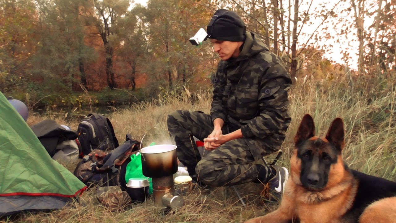 Щука на Кукане. Плов в Котелке! Рыбалка с ночевкой. - YouTube