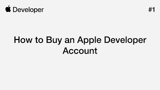 How to Buy an Apple Developer Account - Apple Developer #1 How to Buy an Apple Developer Account - Apple Developer #1