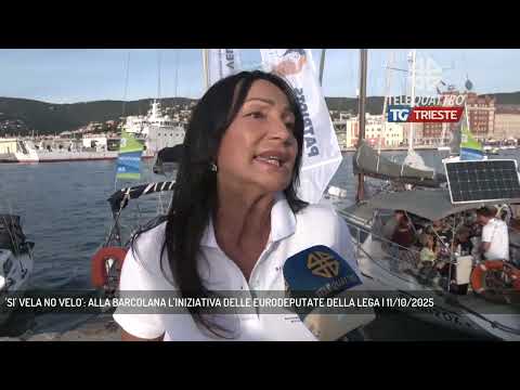 'SI' VELA NO VELO': ALLA BARCOLANA L'INIZIATIVA DELLE EURODEPUTATE DELLA LEGA | 11/10/2025