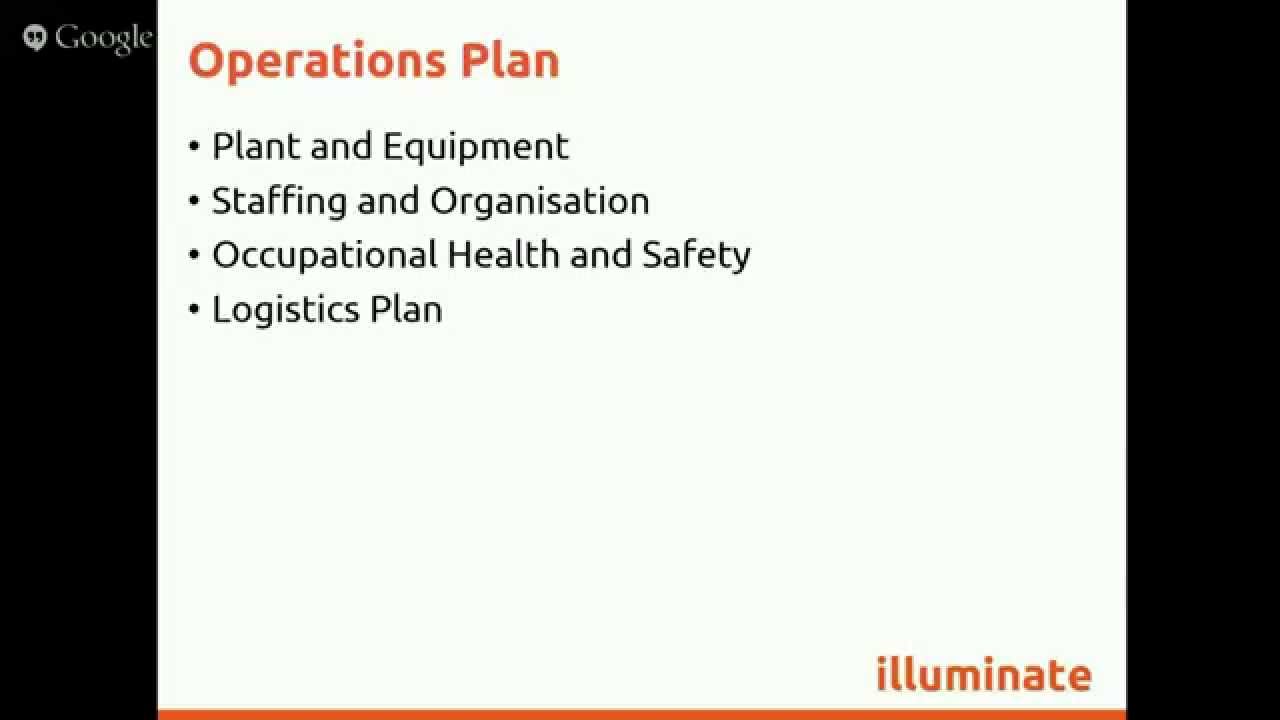 Live: Business Plan Presentation