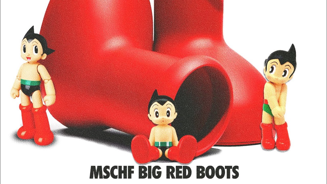 MSCHF Big Red Boots / Astro Boy Boots