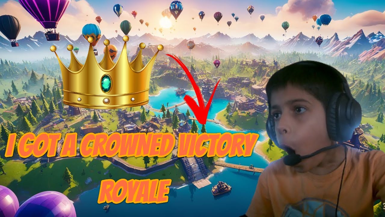 I got my first crowned victory royale in Fortnite! - YouTube
