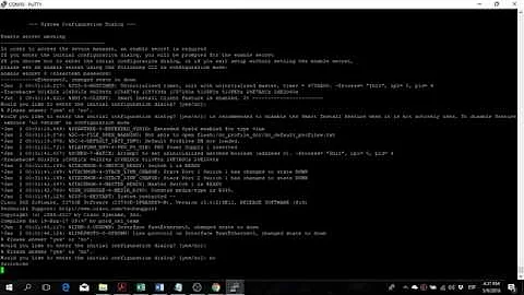 Como reiniciar o switch Cisco?