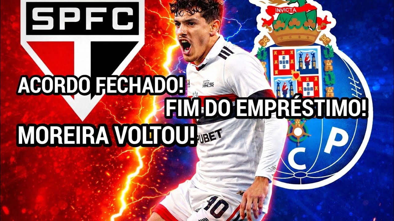 Fim da novela! Moreira deixa o Porto e retorna ao São Paulo