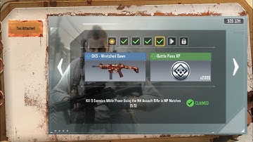 CODM • Kill 5 Enemies While Prone Using the M4 Assault Rifle in MP Matches 👀