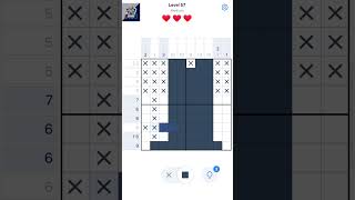 Nonogram Level 57 #nonogram #gaming #shorts