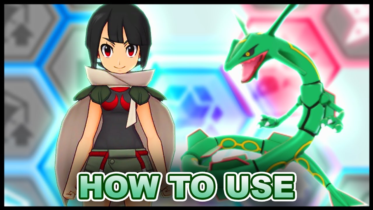 How To Use Zinnia & Rayquaza! Sync Grid, Lucky Skill, Team Comp Guide! | Pokemon Masters EX
