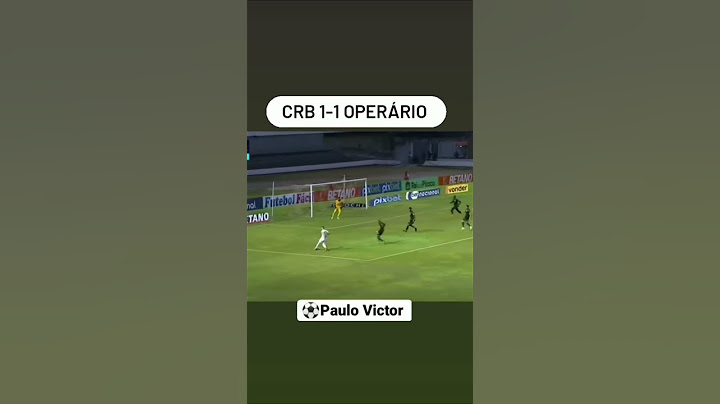gol do operário hoje /  crb 1 x 1 operário #operário #crb #serieb