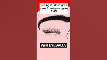 Viral trend opening your eyeballs?!                             #lashes #eyes #funny #animation