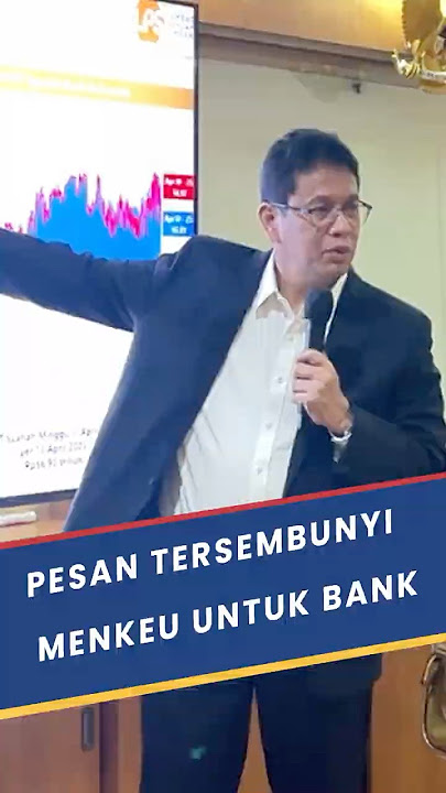 Pesan Tersembunyi Menteri Keuangan untuk Bank
