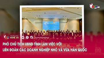 Phó Chủ tịch UBND tỉnh làm việc với Liên đoàn các doanh nghiệp nhỏ và vừa Hàn Quốc