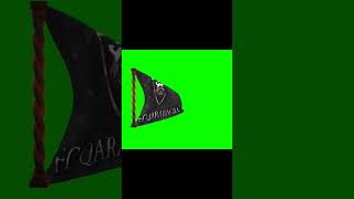 FC KARABAKH / Qarabağ futbol klubu bayrağı #flag #greenscreen #3danimation