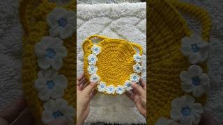 Pinterest inspired crochet round shape shoulder bag/full tutorialout#crochetpatterns #crochetsavvy