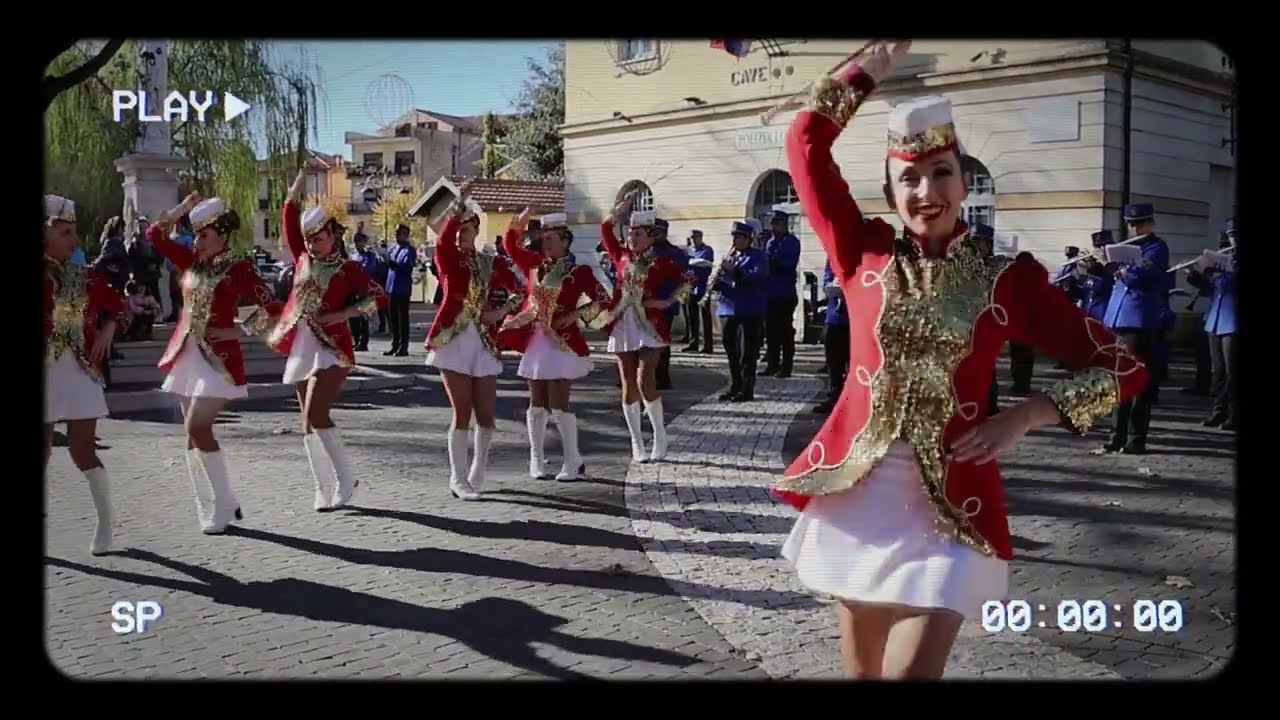 Esibizione delle majorettes 