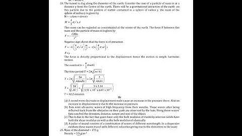 11 standard physics sample paper set 3 answers