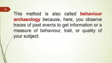 Methods of Data Collection in Qualitative Research