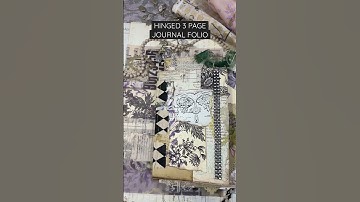 Hinged 3 Page Junk Journal Folio