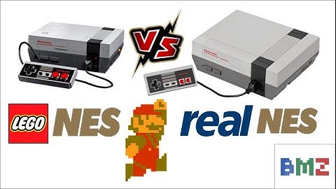 LEGO NES vs. Real NES!