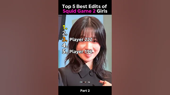 Top 5 Best Squid Game 2 Girls Edits (Part 2) #squidgame2 #edit #squidgame