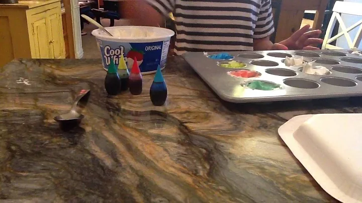 Edible fingerpaint project