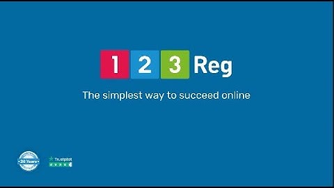 123 Reg website explainer