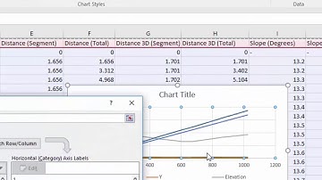 How to export River cross section profile from Global Mapper to Microsoft Excel