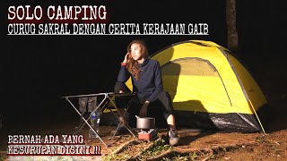 SOLO CAMPING HOROR : Camping Di Salah Satu Curug Dengan Cerita Mistis Penunggu Curug