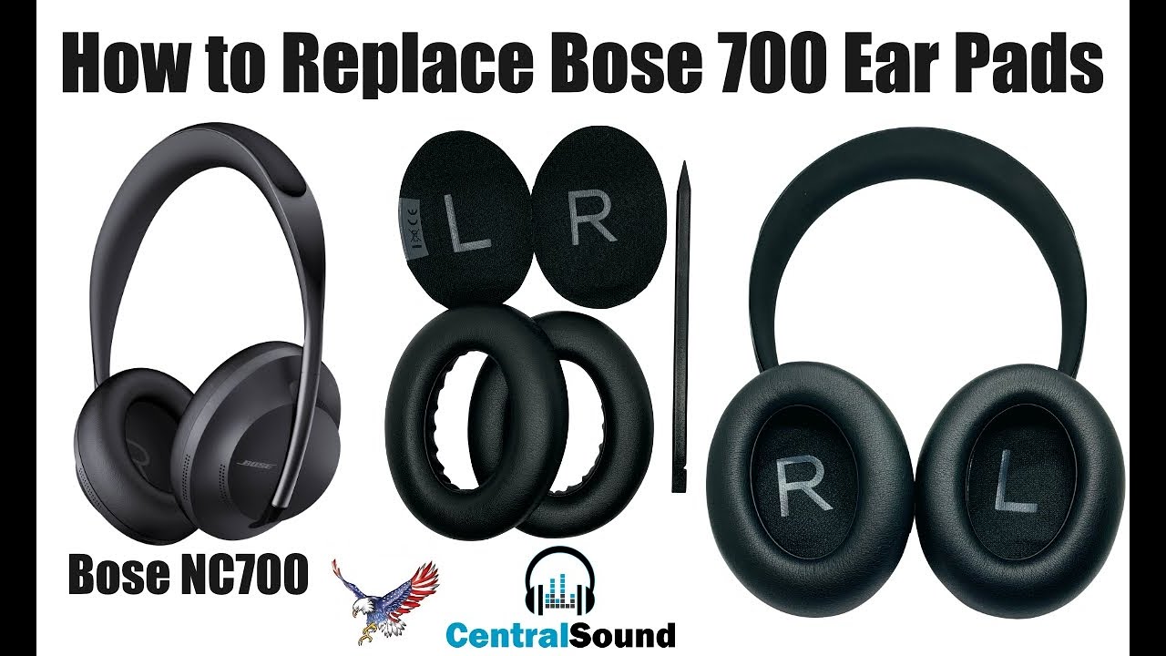 Bose Headset Headphone Ear Pads Foam Leather Replacement Cushions For Bose 700/NC700 