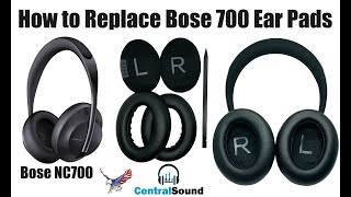 Bose Headphone Headset Replacement Foam Leather Cushions Ear Pads For Bose 700/NC700 