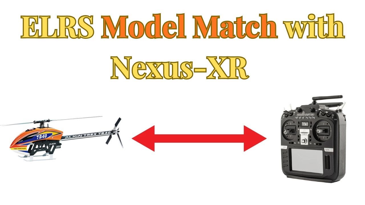 Radiomaster TX16S ELRS — соответствие модели Nexus-XR
