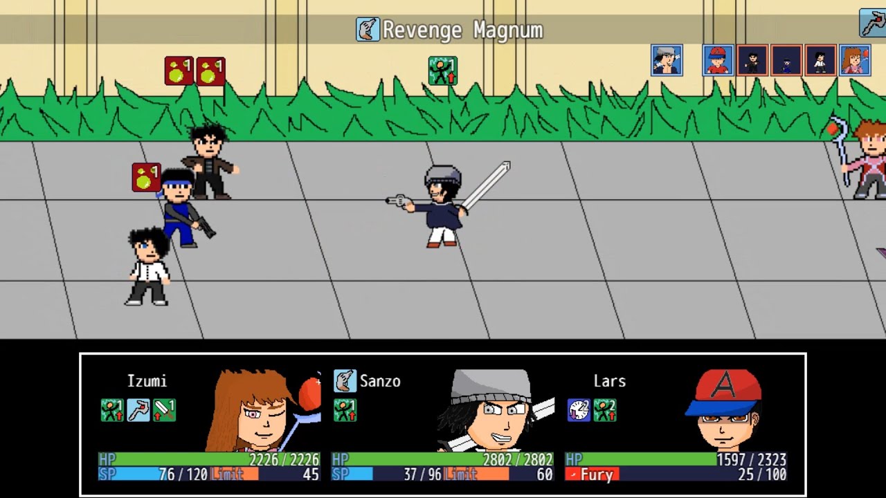 RPG Maker MV - MoL Demo - Finn's Team Boss Fight - Hard Mode - YouTube