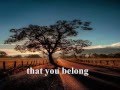 SOMEWHERE DOWN THE ROAD - Barry Manilow (Lyrics)
