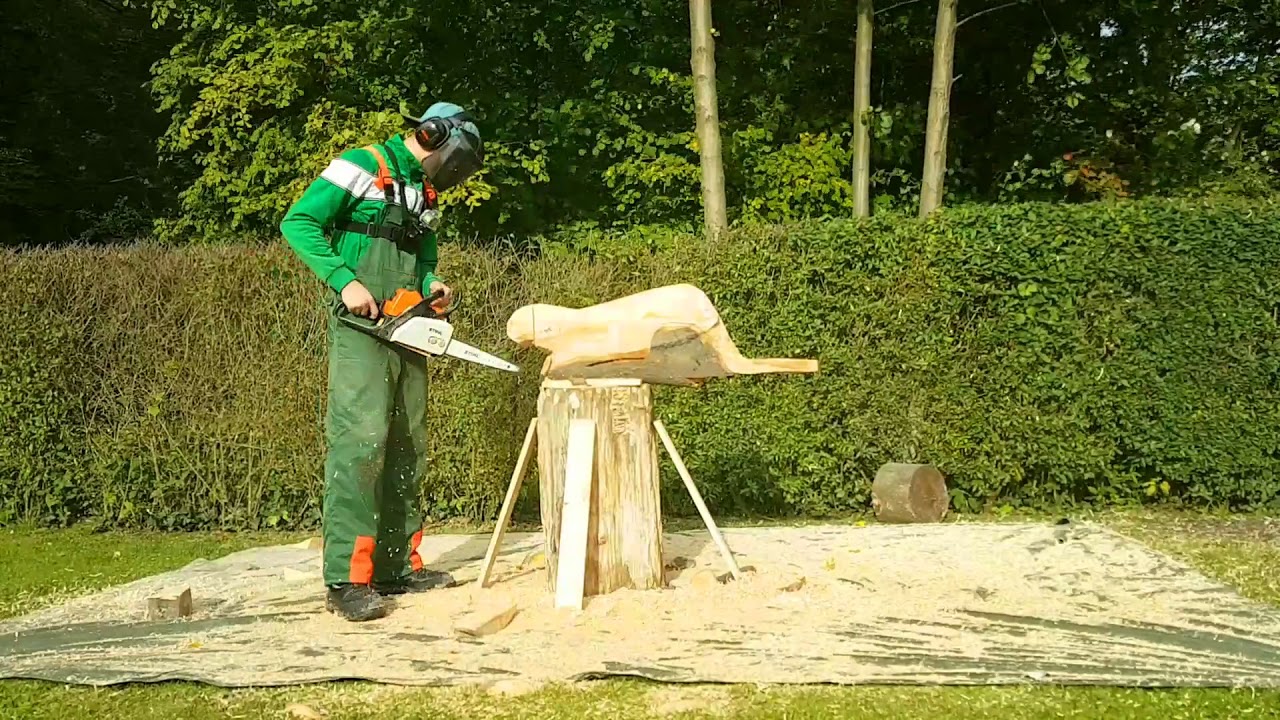 Beaver Chainsaw Carving Biber Kettensägenkunst