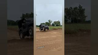 Uday Dhillon flexing in his Cj3b #shorts #shortsfeed #offroad #flyingcar @JeepanWaaleMunde