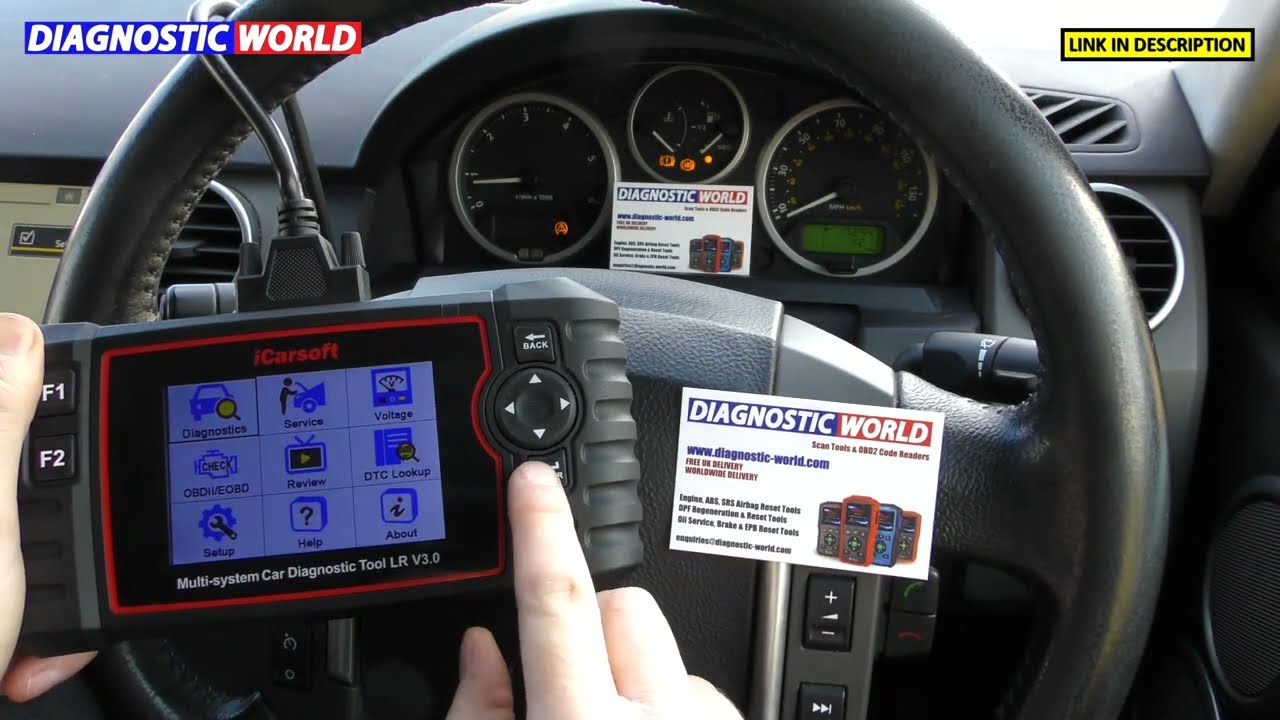 iCarsoft LR V3.0, Land Rover / Jaguar JLR