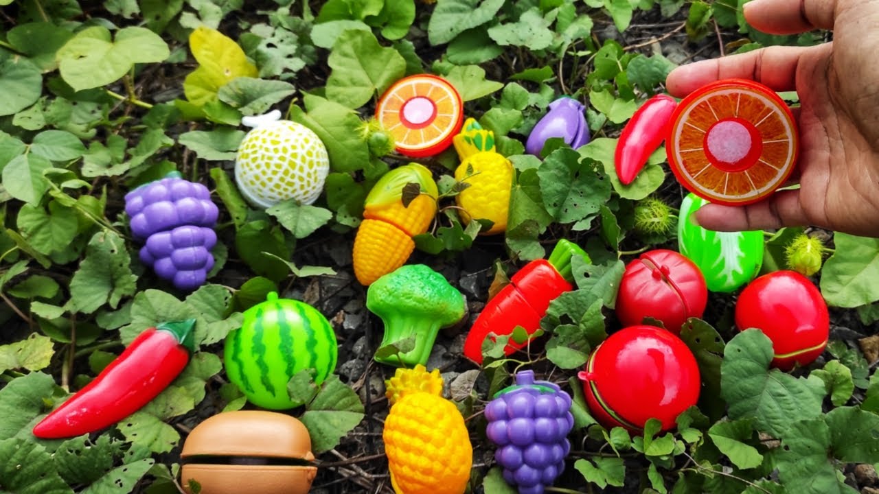Cutting Fruit and food | Harvesting Oranges Melon Grapes Watermelon In ASMR Farm