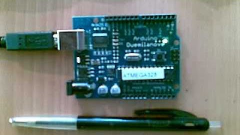 My first Arduino Duemilanove sketch