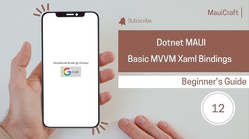 Dotnet MAUI MVVM in XAML