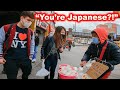 Japanese Girl and American Guy Shock Chinatown with Perfect Chinese