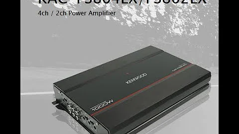 unboxing Kenwood KAC-PS804EX Amplifier