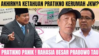 MAMPUS!! AKHIRNYA BOCOR JUGA TUJUAN PRATIKNO KERUMAH JKW PRABOWO, CURIGA DENGAN IJAZAH.?