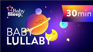 BabySleep | 30min. Relaxing Lullaby | White Noise Ambience | Jupiter - Holst