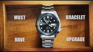 Seiko "DressKx" SRPE51K1 Review | The MUST HAVE bracelet UPGRADE this watch NEEDS!